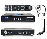 Octagon SX88 4K Linux Sat Receiver + 600Mbit WiFi Stick + HM-SAT HDMI Kabel - mit PVR...