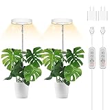 Wiaxulay Pflanzenlampe LED Vollspektrum, 3000K/6000K/660nm Pflanzenlichter für...