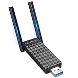 WLAN Stick für PC, ElecMoga AC1300 USB 3.0 WLAN Adapter PC (867 Mbit/s 5GHz,400 Mbit/s...