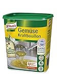 Knorr Gemüse Kraftbouillon (Gemüsebrühe mit Suppengrün, rein pflanzlich, vegan) 1er...