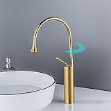 Moderne leichte Luxus Waschbecken Wasserhahn mit 360° Schwenkarm Wassertropfen Design...