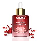 Rose Oil,100% reines Rosenöl zur Gesichts- und Hautpflege, Anti-Aging-Falten, Perfekt...