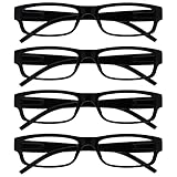 The Reading Glasses Company Die Lesebrille Unternehmen Schwarz Leicht Komfortables Leser...