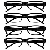 The Reading Glasses CompanyDie Lesebrille Unternehmen Schwarz Leicht Komfortables Leser...