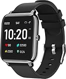 IDEALROYAL Smart Watch, 1,4' Touchscreen Smartwatch, Fitness Tracker mit Pulsmesser,...