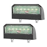 AGRISHOP 2PCS LED Autokennzeichen Leuchten,12/24V weiße 6SMD LED Lizenz...