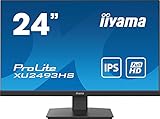 iiyama Prolite XU2493HS-B5 60,5cm 23,8 Zoll IPS LED-Monitor Full-HD HDMI DP schwarz