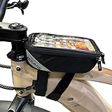 Fahrradtasche für Handy-Frontrahmen, wasserdicht, Fahrrad-Telefonhalterung,...