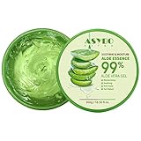 ASYBO 300 ML natürliches Aloe Vera Gel -Organische Feuchtigkeitscreme, beruhigend und...