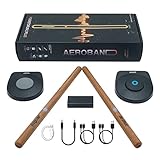 AeroBand Elektrisches Air Drum Set mit Air Drum Sticks, Drumsticks, Pedalen, Bluetooth und...