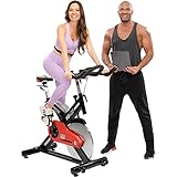 Miweba Sports Profi Indoor Cycling Bike MS400 | 22 Kg Schwungmasse - Traglast 150.0 Kg -...