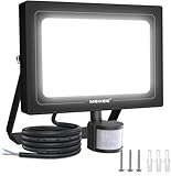 MEIKEE 30W LED Strahler mit Bewegungsmelder 2820LM 6500K Superhell LED Fluter mit Sensor...