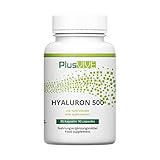 Plusvive – Hyaluronsäure 90 Kapseln – hochdosiert mit 500 mg Hyaluronsäure pro...