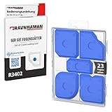 RAVN HAMAN 5er Set Fugenglätter Blau - Fugenwerkzeug mit 23 verschiedenen Formen -...