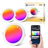 Aigostar 15W LED Einbaustrahler Dimmbar 230V 2 Pack, Smart LED Einbauleuchten Dimmbar RGB...