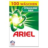 Ariel Waschpulver 6.5KG, 100 Waschladungen, Strahlend Rein, strahlende Reinheit bei...