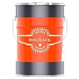 Holzlack 2in1 auf Wasserbasis, 2,5L farblos seidenmatt I Parkettlack Schutz & Versiegelung...