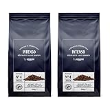 by Amazon Kaffeebohnen Caffè Intenso, Leichte Röstung, 1 kg, 2 Packungen mit 500 g –...