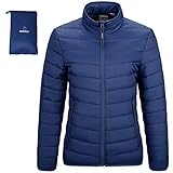 Outdoor Ventures Damen Winter Leichte Jacke Warm Kurz Packable Puffer Jacke Übergang...