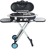 Outdoor und Indoor Gaskocher Tragbarer Propan Camping BBQ Grill 3,0 kW Faltbare Reichweite...