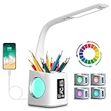 Schreibtischlampe Kinder LED, Tischlampe 10W Touch Dimmbar, Nachttischlampe Tischleuchte 7...