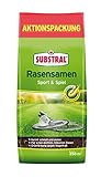 Substral Rasensamen Sport und Spiel, strapazierfähige Rasensaat-Mischung mit...