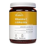 Vitaler's Vitamin C 1000mg mit Heckenrose (Rosehip) Extrakt 50mg, 60 vegane Kapseln