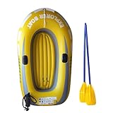 Freizeit-Tourenboot – 1/2 Personen Aufblasbares Boot | Sommer Doppel-PVC-Schlauchboot |...