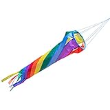 CIM Windsack - Windturbine 60 Rainbow - UV-beständig und wetterfest - Ø12cm, Länge:...