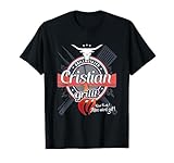 Herren Grillmeister, Grillen, BBQ, Smoker, Keine Panik - Cristian T-Shirt