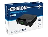 EDISION Proton S2 Plus Full HD Satelliten Receiver FTA, 2in1 Komfort-Fernbedienung,...