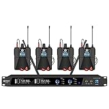 D Debra Audio PRO ER-202 UHF Dual Channel Wireless In-Ear-Monitor-System mit Sender und...