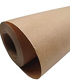 PAKNOR® 44 cm - 50 m Braun KRAFTPAPIER, Geschenkpapier, Kraftpapierrolle Ideal für...
