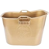 FlinQ Sitzbad - Badewanne für Erwachsene - Mobile Badewanne - Mit Ablaufschlauch und...