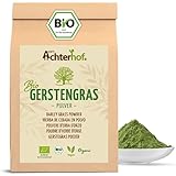 Gerstengras Pulver BIO (500g) | Aus deutschem Anbau | Rohkostqualität | 100%...