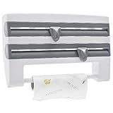 4-in-1-Papierhalter Wandrollenhalter Küchenrollenhalter Wandmontage Alufolien...