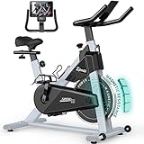 PASYOU Heimtrainer Fahrrad mit Magnetischer Widerstand, Fitnessbike Riemenantrieb, LCD...