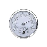 Ikadiya Analoges Präzisions-Thermo-Hygrometer, Zimmerthermometer & Hydrometer Für...