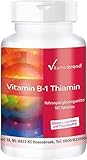 Vitamin B1 (Thiamin) 100mg - hochdosiert - 180 vegane Tabletten - ! FÜR 6 MONATE ! |...