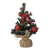 HUAJINGKEJI Leuchtender Miniatur-Weihnachtsbaum mit LED-Lichtern, Festival-Saison, Party,...
