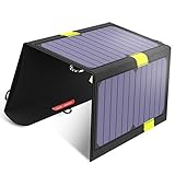 X-DRAGON Solar Ladegerät 20W 2-Port USB Faltbar SunPwer Solar Panel Handy Ladegerät für...