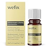 WeFix Hühneraugen Entferner Lösung 10ml - Medizinprodukt ab 6 J. - Effektiv Hornhaut &...