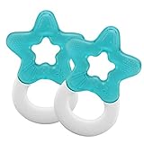 Dentistar® Kühlbeißring 2er-Set – Für Babys & Kleinkinder ab 3 Monate geeignet –...