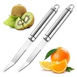 Giantree 2er Grapefruit Löffel, Grapefruitmesser Gebogenes Grapefruitmesser aus Edelstahl...