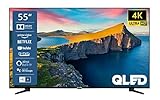 Telefunken QU55K800 55 Zoll QLED Fernseher/Smart TV (4K UHD, HDR Dolby Vision,...