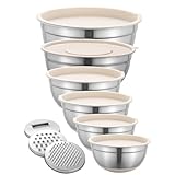 Kitchen Prep Bowl Set | Kitchen Mixing Bowl Collection | 6-teiliges Rührschüssel-Set |...