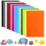 winbest Bastelfilz, 2mm 15 Farben Filzstoff A4 20X30CM Filz zum Basteln Polyester Felt...
