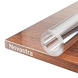 Novastra Tischfolie 2mm – Transparente Schutzmatte,Tischdecke abwaschbar, Tischschutz...