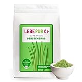 Lebepur BIO Gerstengras Pulver 500g | aus deutschem Anbau | Rohkostqualität | 100%...