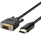 Rankie HDMI auf VGA Kabel (Stecker zu Stecker) Kompatibel mit Computer, Desktop, Laptop,...